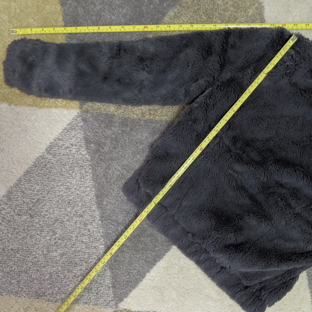 Charcoal Coat w/ Hood - Size S - Picture 4 of 4